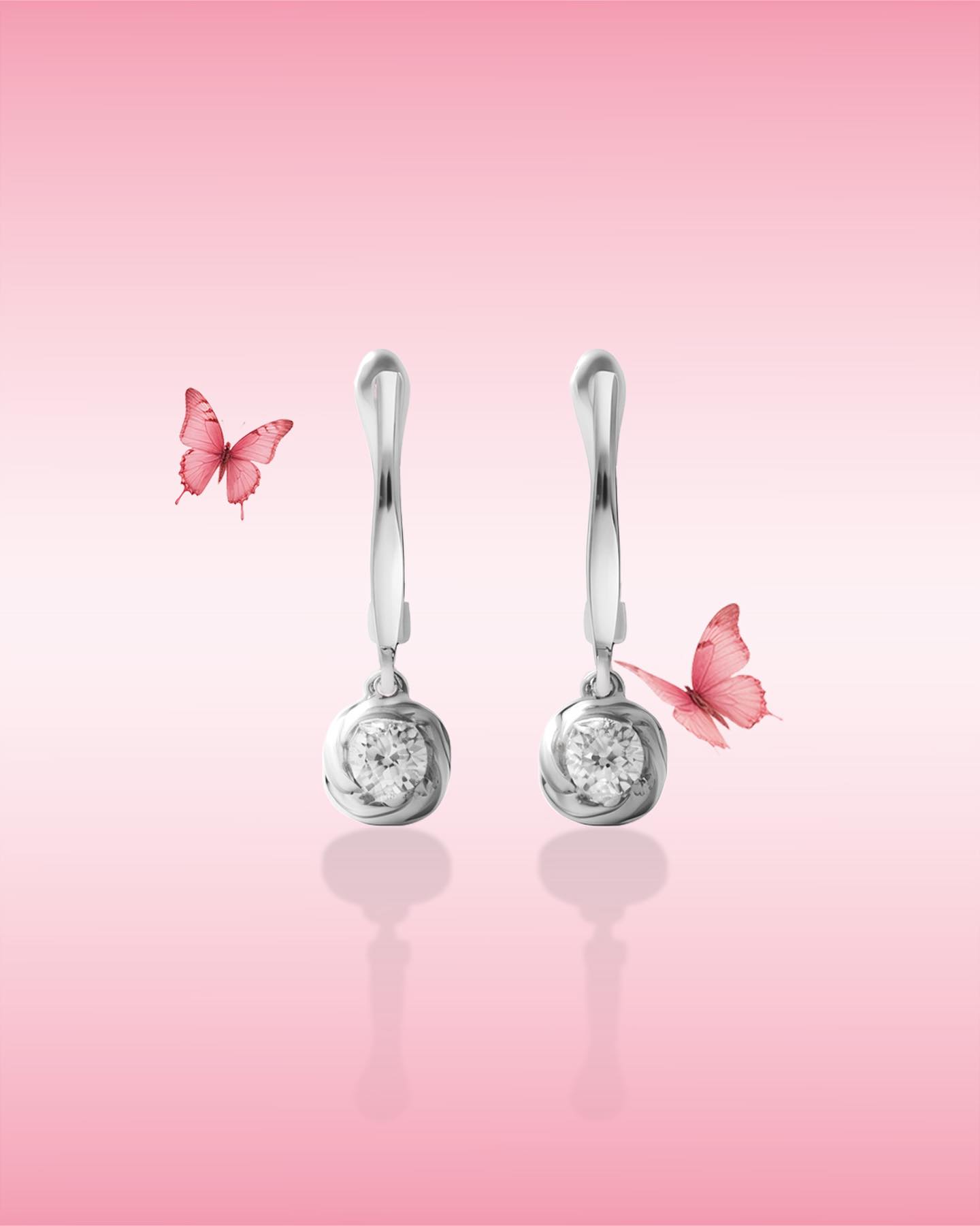 anting white gold