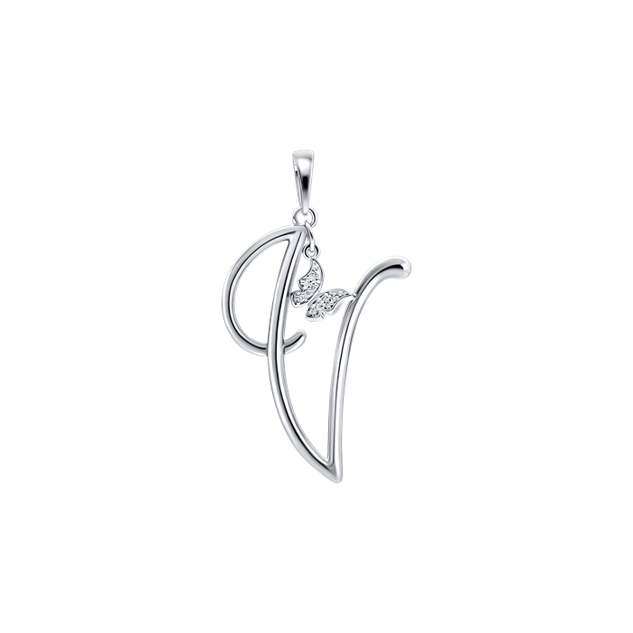 Alphapillon Diamond Ladies Pendant S138-DPF0459-V