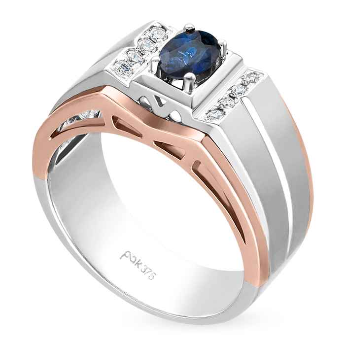 cincin solitaire untuk laki-laki 