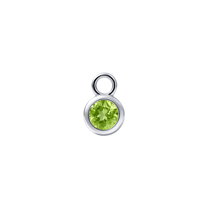 Diamond Charm Earrings Birth Stone S157-DPS0465-AGST Diamond Charm Earrings Birth Stone S157-DPS0465-AGST