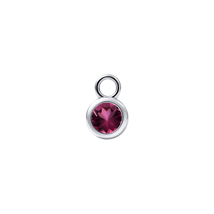 Diamond Charm Earrings Birth Stone S157-DPS0465-OKT Diamond Charm Earrings Birth Stone S157-DPS0465-OKT