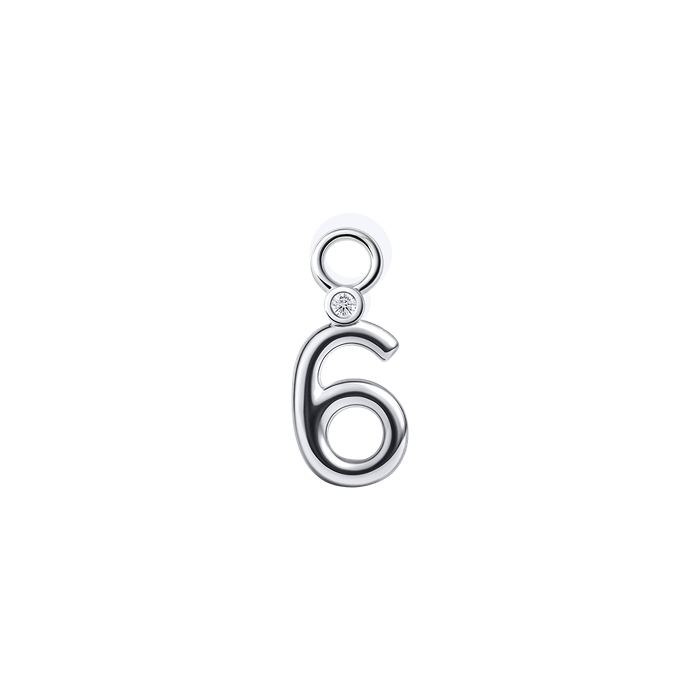Diamond Charm Earrings Number S151-DPS0495-6