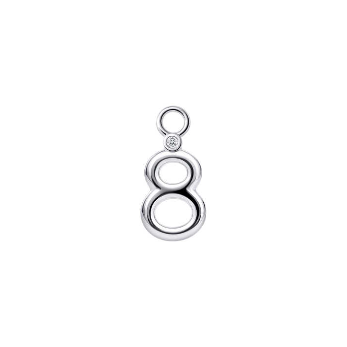 Diamond Charm Earrings Number S151-DPS0495-8