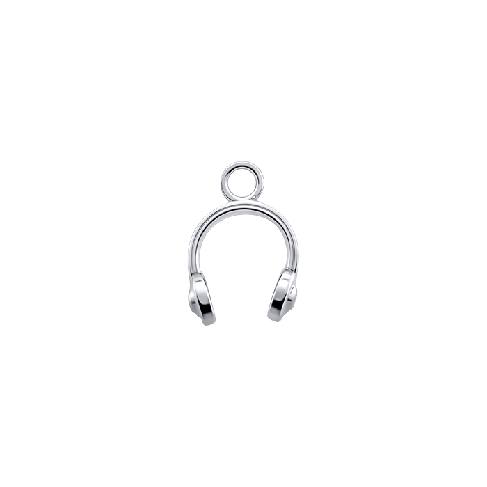 Diamond Charm Earrings Music  S151-DPS0475