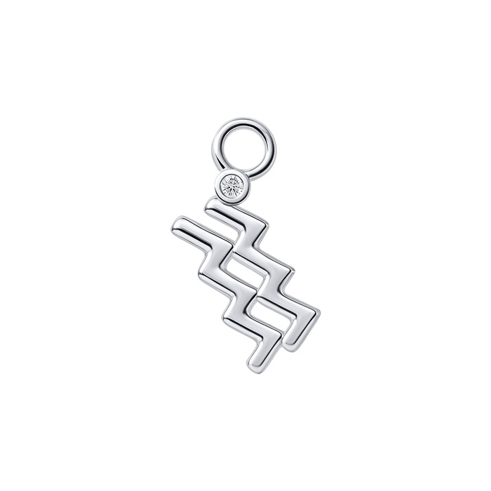 Diamond Charm Earrings Zodiac Ver.2 S151-DPS0496-AQUARIUS Diamond Charm Earrings Zodiac Ver.2 S151-DPS0496-AQUARIUS