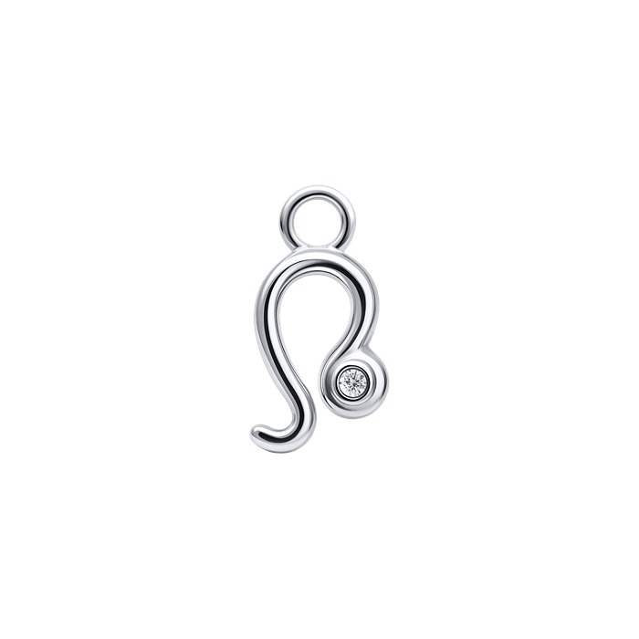 Diamond Charm Earrings Zodiac Ver.2 S151-DPS0496-LEO Diamond Charm Earrings Zodiac Ver.2 S151-DPS0496-LEO