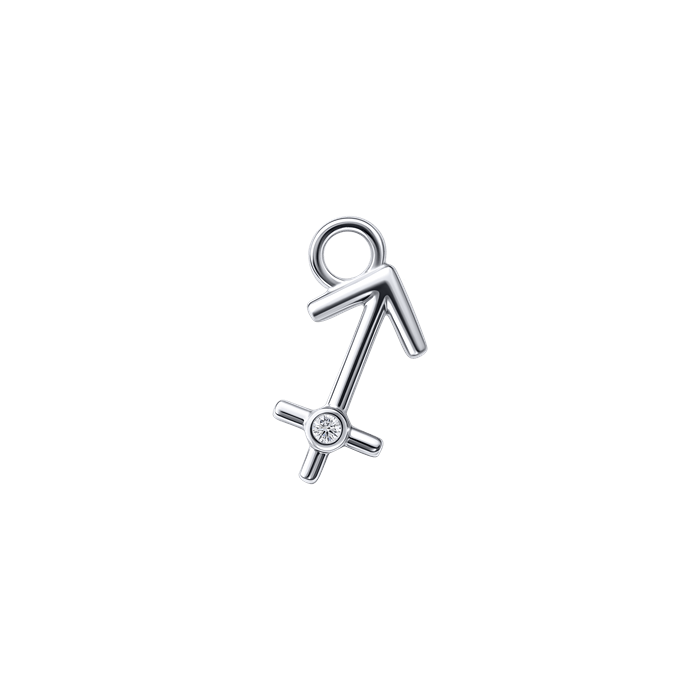 Diamond Charm Earrings Zodiac Ver.2 S151-DPS0496-SAGITAR