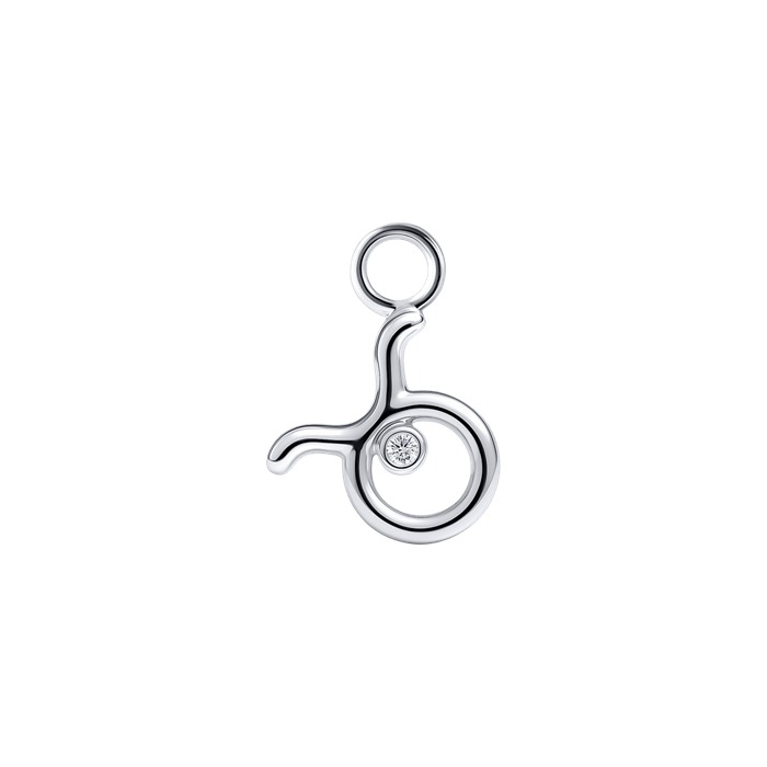 Diamond Charm Earrings Zodiac Ver.2 S151-DPS0496-TAURUS Diamond Charm Earrings Zodiac Ver.2 S151-DPS0496-TAURUS