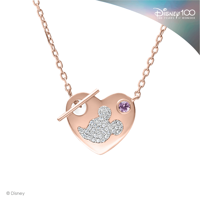 Diamond Disney Ladies Necklace DIS-DPF0360