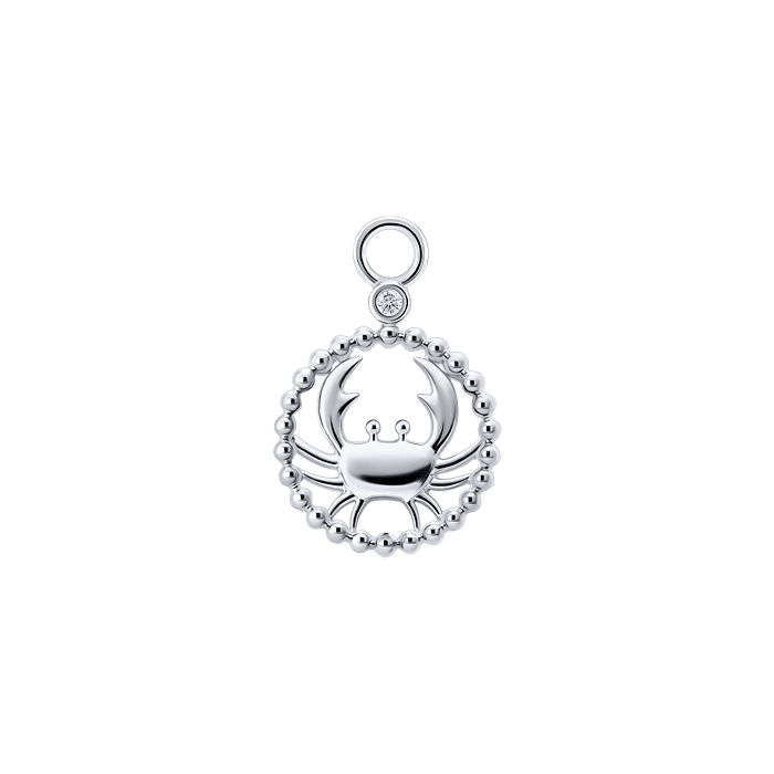 Diamond Charm Earrings Zodiac Ver.1 S149-DPS0472-CANCER
