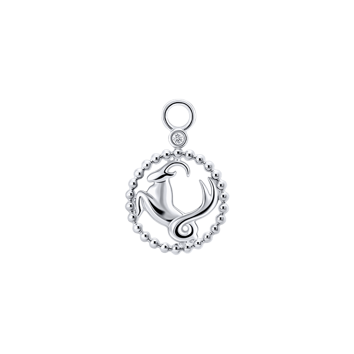 Diamond Charm Earrings Zodiac Ver.1 S149-DPS0472-CAPRICORN