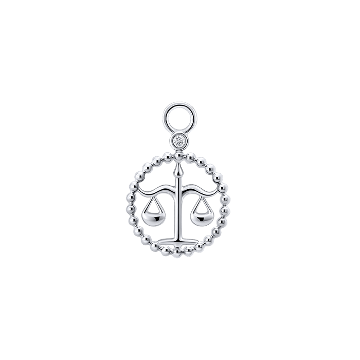 Diamond Charm Earrings Zodiac Ver.1 S149-DPS0472-LIBRA