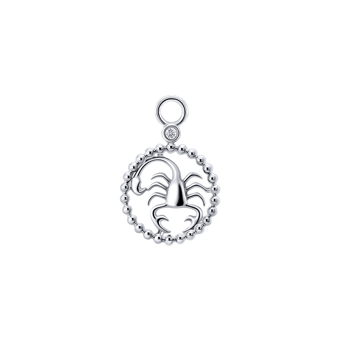 Diamond Charm Earrings Zodiac Ver.1 S149-DPS0472-SCORPIO