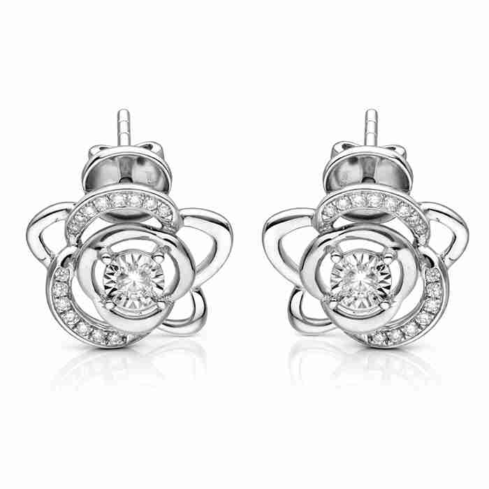 Roselia Diamond Earrings S016-DEF0227